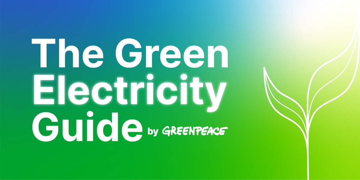 The Green Electricity Guide by Greenpeace